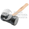 608 MAZO CON CABEZA DE HULE NEGRO CON MANGO DE MADERA DE 12", 8 OZ SURTEK