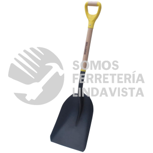 130604 PALA CON MANGO DE MADERA CON PUÑO CONTRACTOR GRIP, TIPO CARBONERA SURTEK