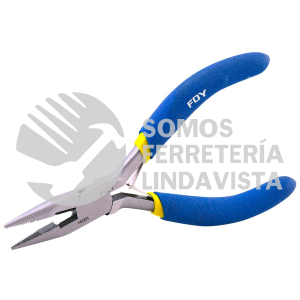 142221 MINI PINZA CON MANGO DE VINIL PARA ELECTRONICA DE 4-5/8", CORTE LATERAL FOY