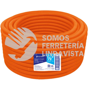 40134 PF-1/2M METRO DE POLIDUCTO 1/2" CORRUGADO FLEX. S/GUIA ROLLO 50 M VOLTECK