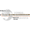 102346 BCT-8X150 BROCA PARA CONCRETO 8 X 150 MM TRUPER