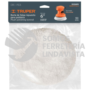 102685 BOR2-PULA BORLA DE FELPA DE REPUESTO PARA PULIDORA PULA-6AM TRUPER