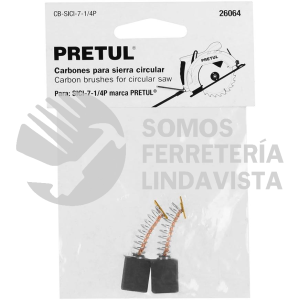 26064 CB-SICI-7-1/4P BOLSA CON 2 CARBONES DE REPUESTO PARA SICI-7-1/4P PRETUL