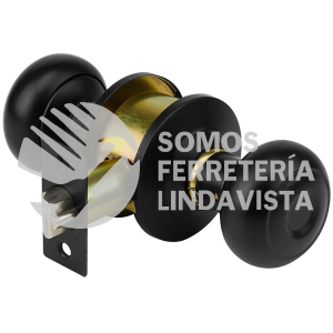 47912 CEPO-62E CERRADURA POMO NEGRO OVAL ENTRADA HERMEX