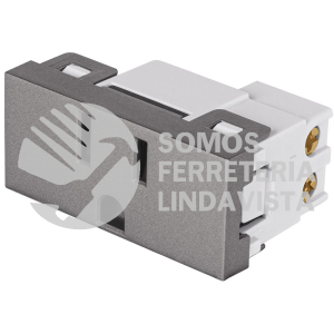 47827 COA-LA CONTACTO ATERRIZADO ACERO INOX DE 1 MODULO LINEA LISBOA VOLTECK