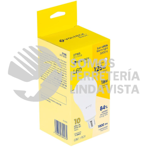 27165 LED-150CB LAMPARA DE LED TIPO BULBO A25 18 W LUZ CALIDA CAJA BASIC VOLTECK