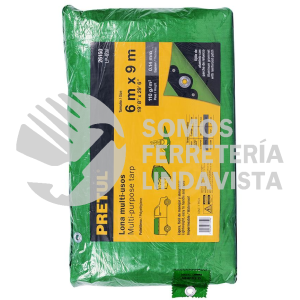 26150 LP-69V LONA 6 X 9 M VERDE PRETUL