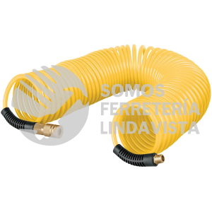 20660 MAN-R-15P MANGUERA DE 15.2M TIPO RESORTE 1/4" PARA COMPRESOR PRETUL