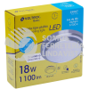 29007 PLA-703L LUMINARIO LED 18 W PLAFON DECORATIVO METALICO LUZ DIA BASIC VOLTECK