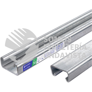 47763 PU-142S PERFIL UNICAL SOLIDO DE 3 M 4 X 2 CM CALIBRE 14 VOLTECK