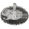 C327 CARDA COPA ONDULADA ALAMBRE DELGADO 2" X 0.17 CON ZANCO 1/4" FOY
