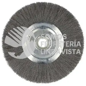 C544 C544 CARDA CIRCULAR ONDULADA DE ALAMBRE DELGADO 12" 0.30 MM MULTI EJE CON ADAPTADORES SURTEK