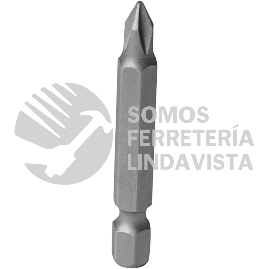 PPH12A PUNTA PHILLIPS DE PODER PARA DESTORNILLADOR HEXÁGONO DE 1/4", #1 X 2" 5 PIEZAS SURTEK