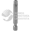 PTS402 PUNTA TORX SEGURIDAD DE PODER PARA DESTORNILLADOR HEXÁGONO DE 1/4", T40 X 2" 5 PIEZAS SURTEK