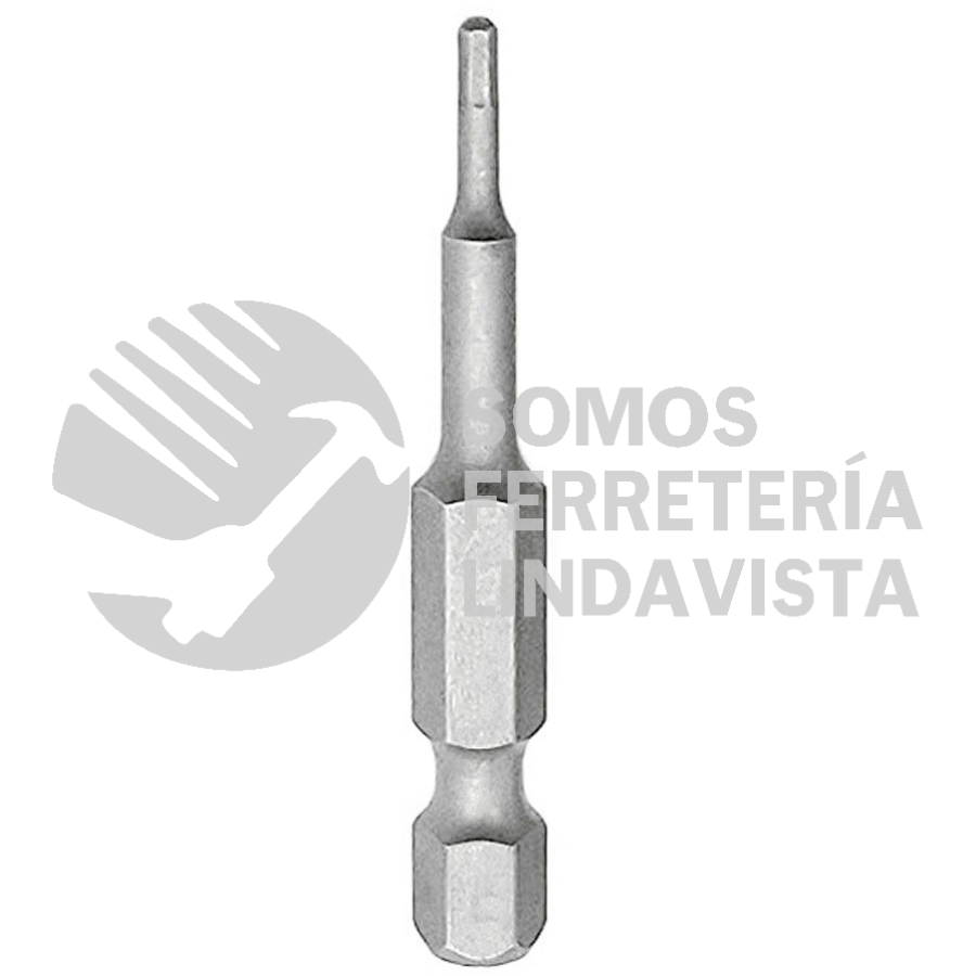 PHE22 PUNTA HEXAGONAL DE PODER MÉTRICA HEXÁGONO DE 1/4", 2 MM X 2" 5 PIEZAS SURTEK