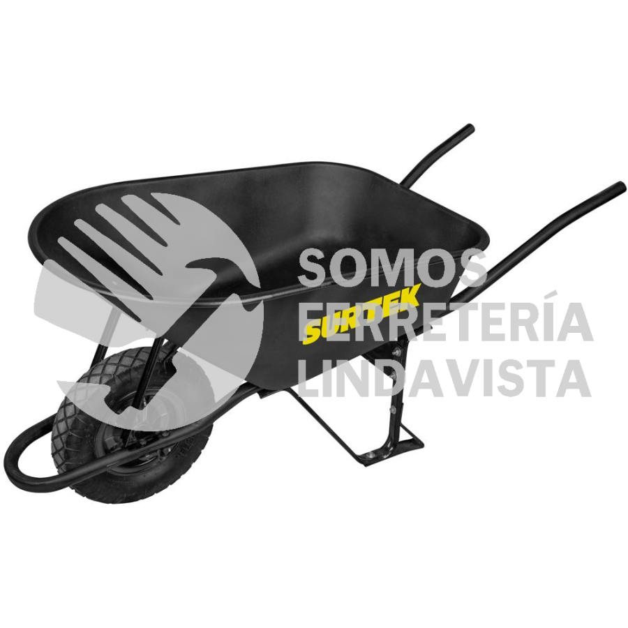 CAT804 CARRETILLA REFORZADA CON BASTIDOR METÁLICO 8 FT3 LLANTA NEUMÁTICA REFORZADA SURTEK