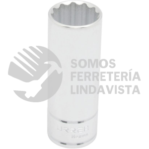 5326M DADO LARGO CUADRO DE 1/2", 12 PUNTAS, METRICO, 26 MM URREA