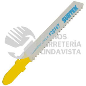 120767 SEGUETA PARA SIERRA CALADORA 12 DPP, ACABADO FINO, ZANCO T, 5 PIEZAS SURTEK