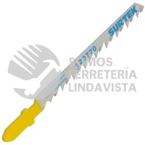 120770 SEGUETA PARA SIERRA CALADORA 6 DPP, ACABADO GRUESO, ZANCO T, 5 PIEZAS SURTEK