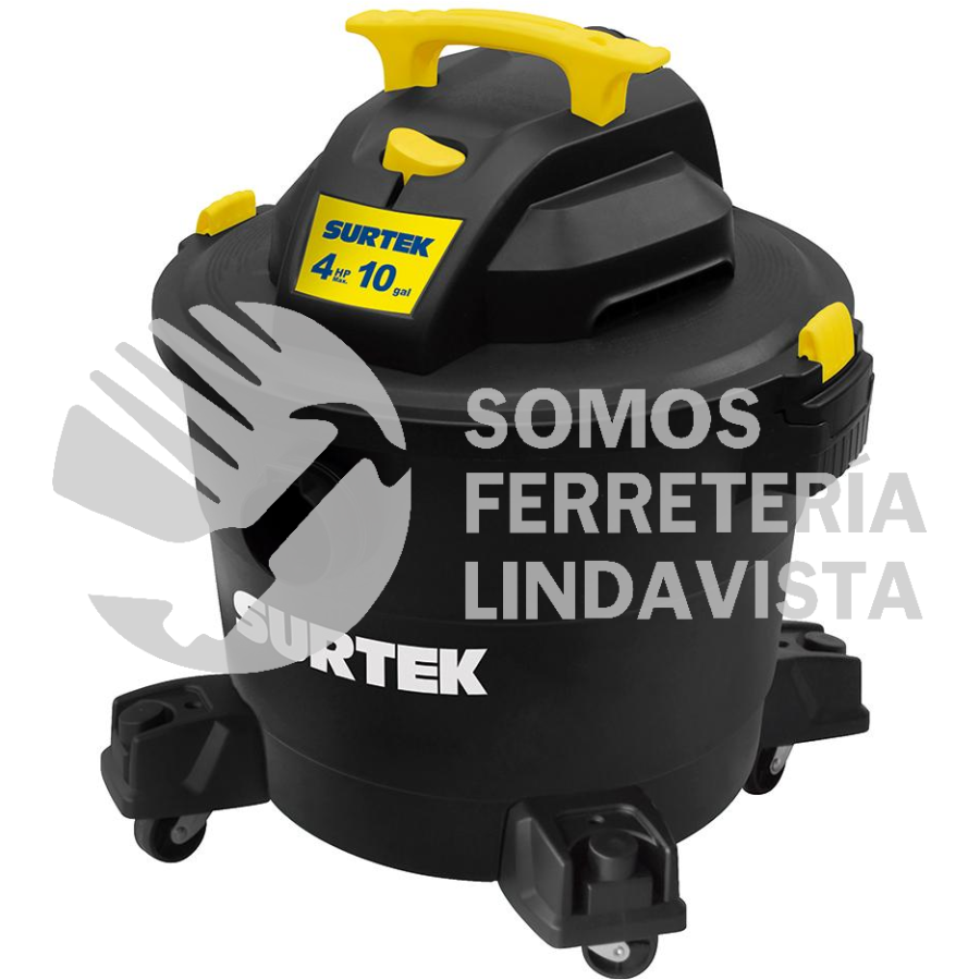 AS510A ASPIRADORA 10 GALONES 4 HP, 120 V SURTEK