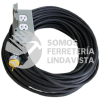 EXTENSION USO RUDO 3X10 DE 25 METROS CON CONTACTO DOBLE