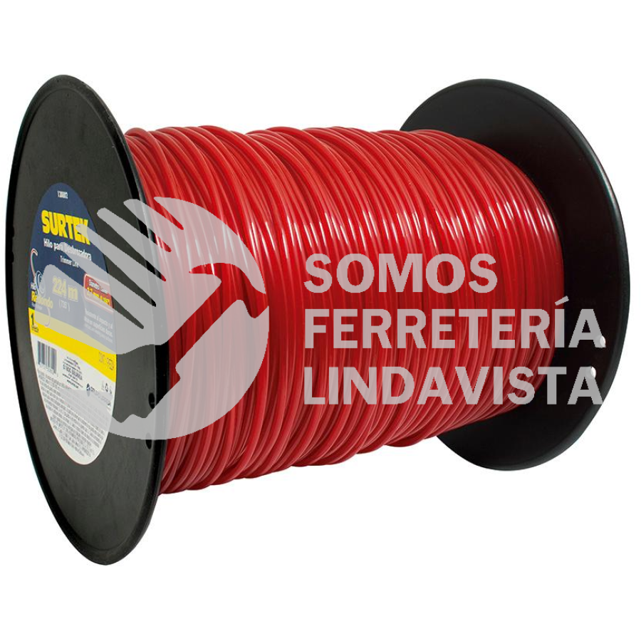 130802 NAILON PARA DESBROZADORA EN CARRETE, 2.7 MM X 224 M SURTEK