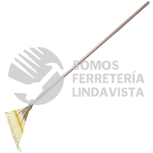 130595 ESCOBA METALICA REFORZADA RECTA DE 22 DIENTES SURTEK