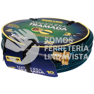 M12T25 MANGUERA PARA JARDIN TRAMADA EN ROLLO VERDE 1/2", 25 M SURTEK