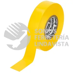 305009 CINTA DE AISLAR AMARILLO 19MMX15M AKSI