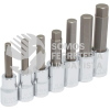 54417 JUEGO DE DADOS CON PUNTA HEXAGONAL CUADRO DE 1/2" 6 PUNTAS, EN PULGADAS EN RIEL, 7 PIEZAS URREA