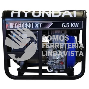 HYED620XT GENERADOR A DIESEL BIFASICO 110V-220V/60HZ HYUNDAI