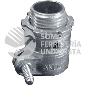 CRF51 CONECTOR RECTO TUBO FLEXIBLE 51MM (2) CON CONTRA ANCLO