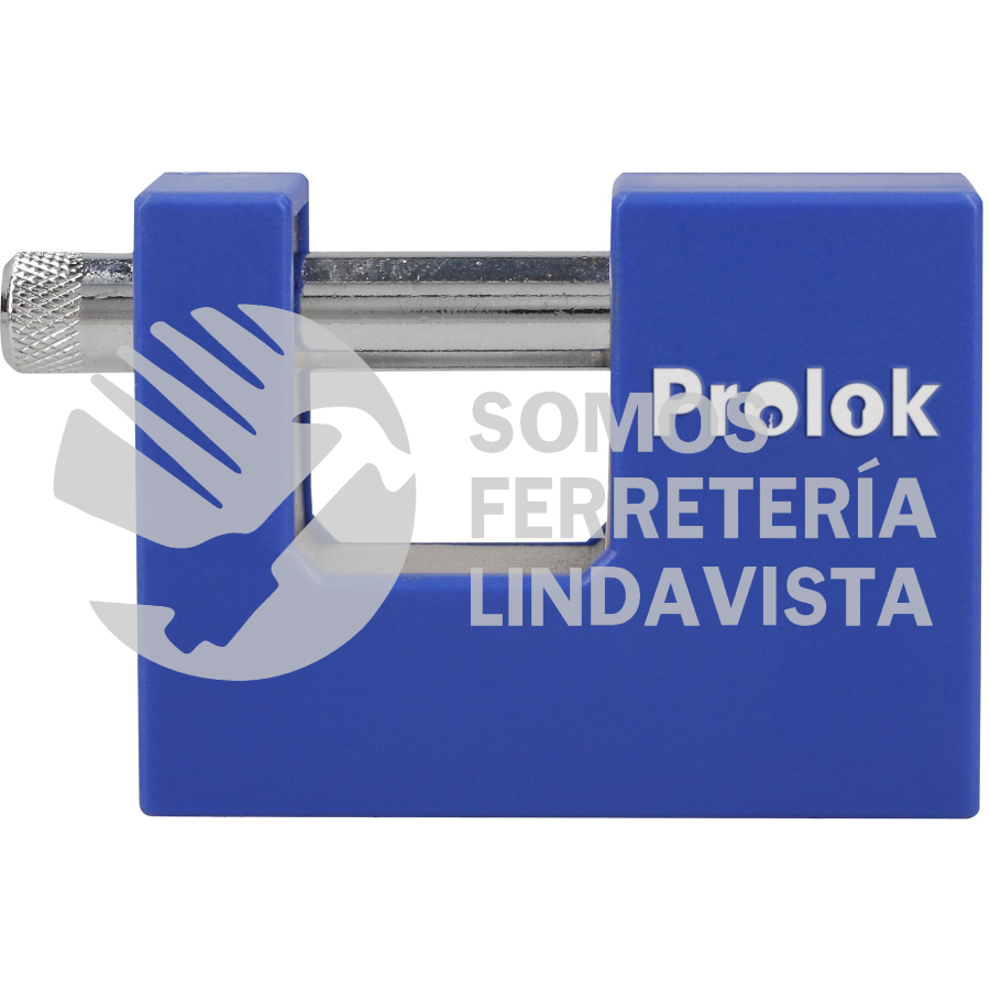 63CA CANDADO DE ACERO CON CUBIERTA PLÁSTICA DE PVC 80 MM, LLAVE ESTÁNDAR PROLOK