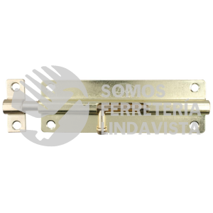 PABL6 PASADOR DE SOBREPONER TIPO BARRIL ACABADO LATÓN BRILLANTE, 6 CM LOCK