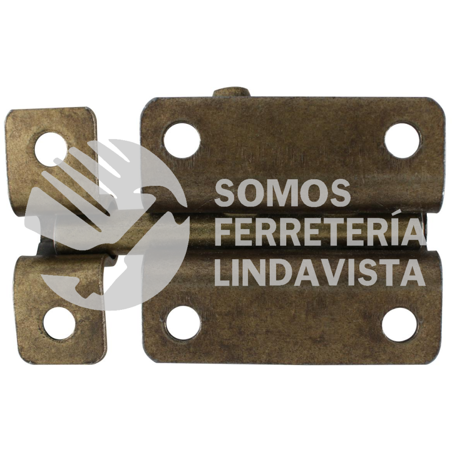 PABA8 PASADOR DE SOBREPONER TIPO BARRIL ACABADO LATÓN ANTIGUO, 8 CM LOCK
