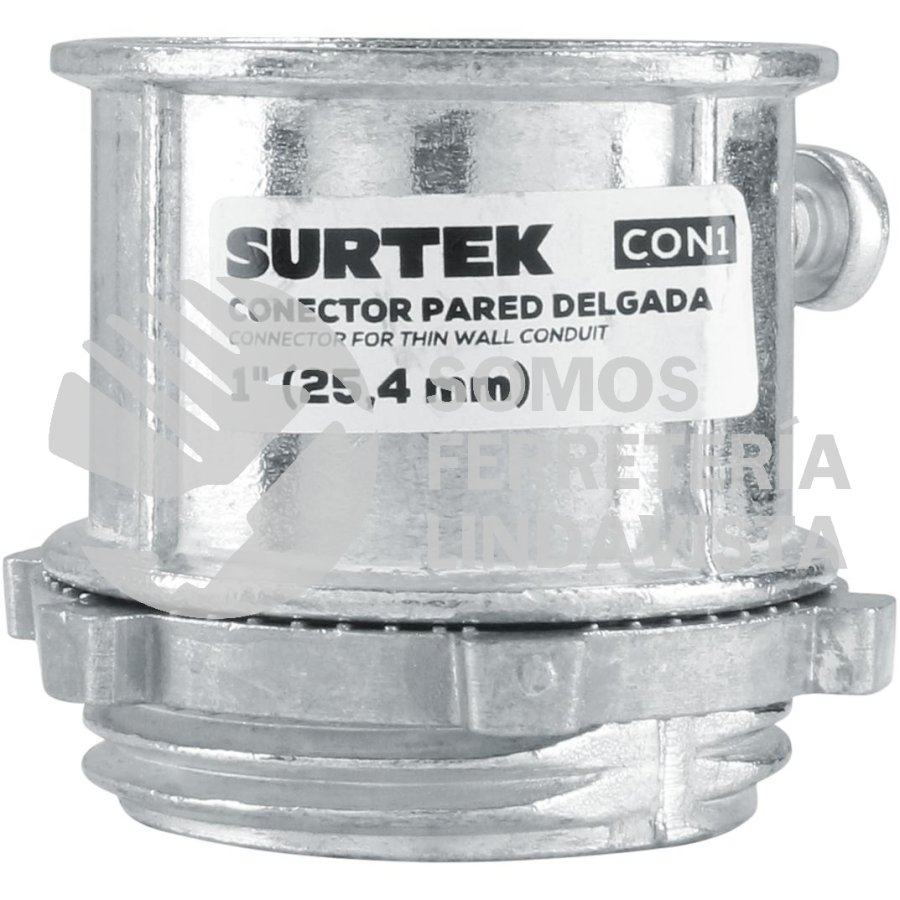 CON1 CONECTOR PARA TUBO CONDUIT PARED DELGADA 1" SURTEK