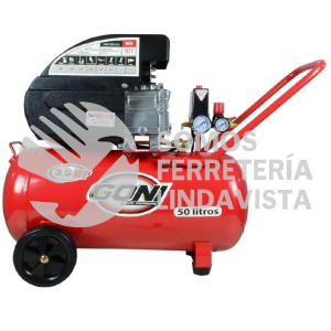 977 COMPRESORA 3.5 HP TANQUE 50 LTS GONI