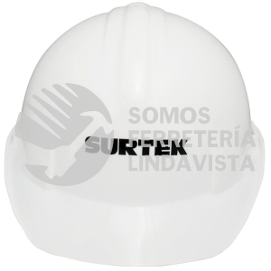 137310 CASCO DE SEGURIDAD CON AJUSTE DE INTERVALOS, COLOR BLANCO SURTEK
