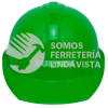 137313 CASCO DE SEGURIDAD CON AJUSTE DE INTERVALOS, COLOR VERDE SURTEK