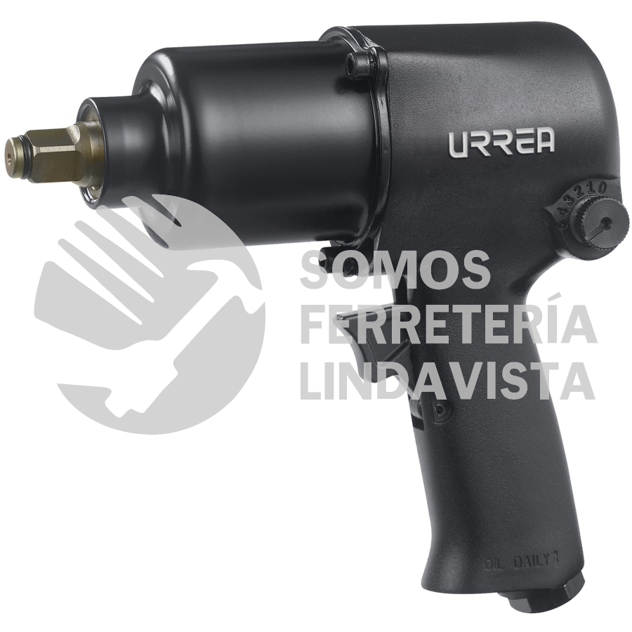 P734HA PISTOLA DE IMPACTO NEUMÁTICA CUADRO DE 1/2" 490 FT-LB COMPOSITE SISTEMA TWIN HAMMER URREA