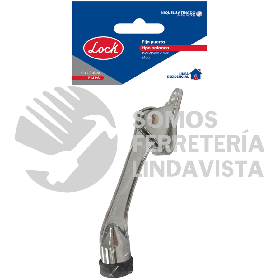 FIJPS FIJAPUERTA TIPO PALANCA ACABADO NÍQUEL SATINADO LOCK