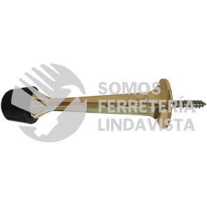 TOPRL TOPE RECTO PARA PUERTA LATÓN BRILLANTE LOCK