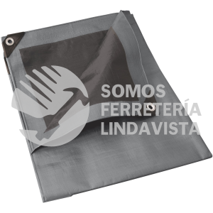 LR3X6 LONA DE POLIETILENO REFORZADA COLOR GRIS, 3 X 6 M SURTEK