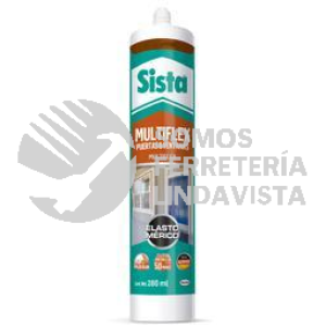 2785936 SELLADOR ELASTOMERICO PARA PUERTAS Y VENTANAS COLOR CAFE 280ML SISTA
