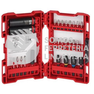 48-32-4408 JUEGO DE PUNTAS DE IMPACTO PARA DESATORNILLADOR 26 PZ SHOCKWAVE MILWAUKEE