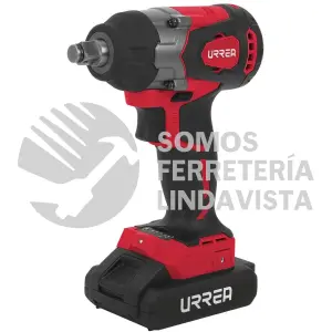 LI820 PISTOLA DE IMPACTO 1/2" A BATERÍA LITIO-ION 20 V, 400 NM URREA