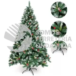 GS20-39-150 CM ARBOL DE NAVIDAD, RAMAS CON PIÑAS 150 CM PARA DECORACION DEL HOGAR