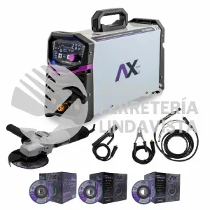 TH200LCD-C2 COMBO SOLDADORA INVERSOR TIG HF 200A CON ESMERILADORA 850W DE REGALO Y