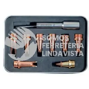 KIT8LASER JUEGO DE 8 PUNTAS, MULTIFUNCIONES MAS TUBO ADAPTADOR.