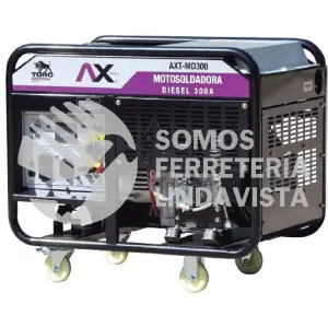 MD300 MOTOSOLDADORA A DIESEL 50-250A  120/ 240V 20HP ENCENDIDO ELECTRICO Y LLANTA